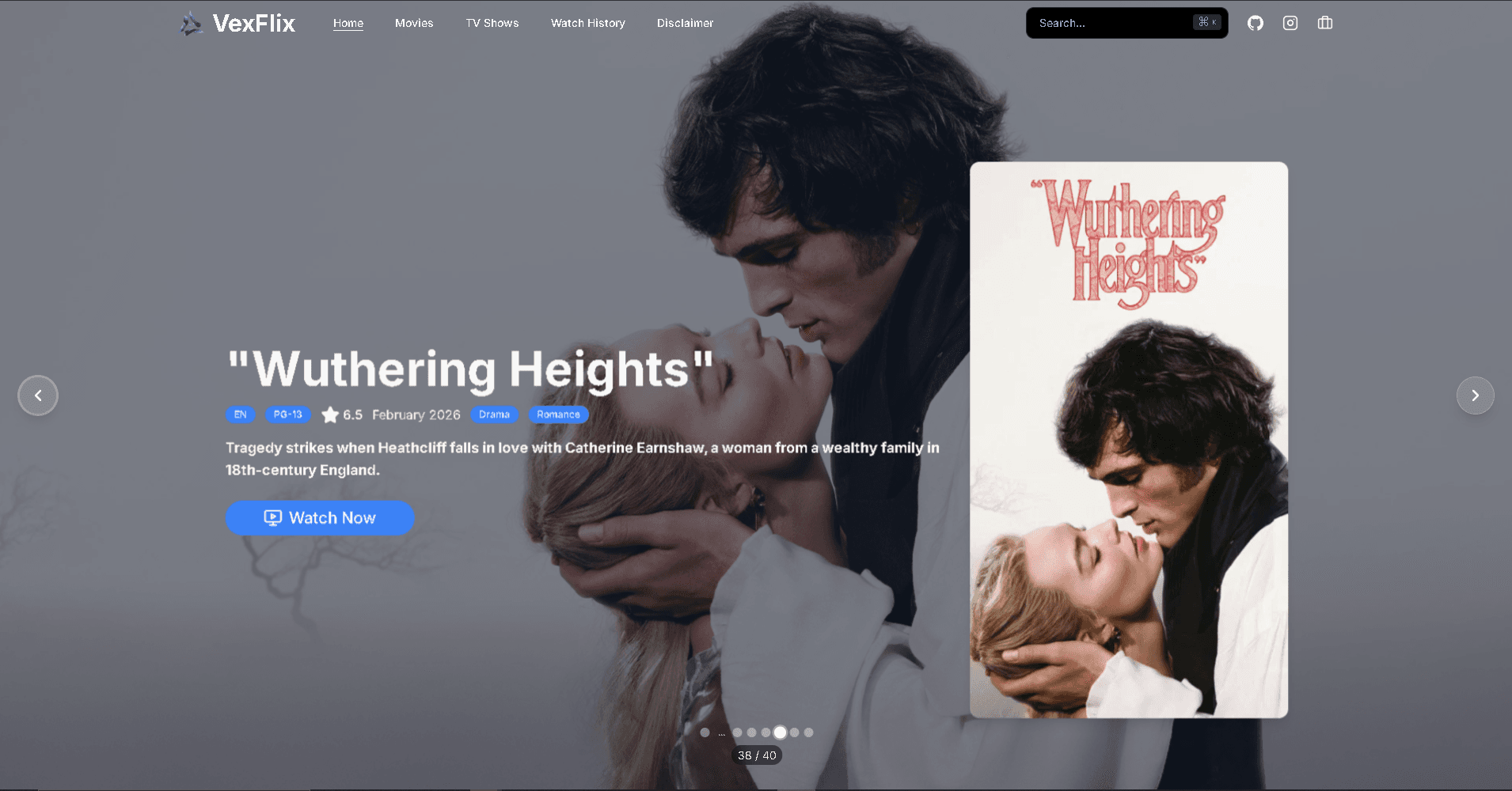 VexFlix - Streaming Platform