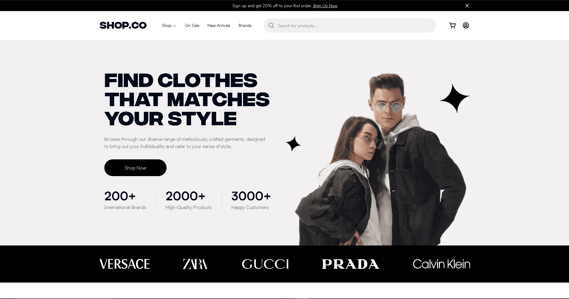 E-Commerce website